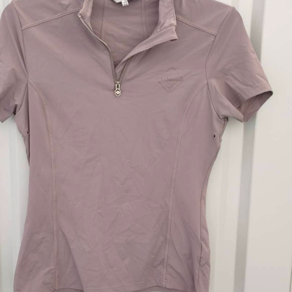Le Mieux Tops - LeMieux Base Layer Shirt 1/4 Zip Musk Polo Equestrian SMALL